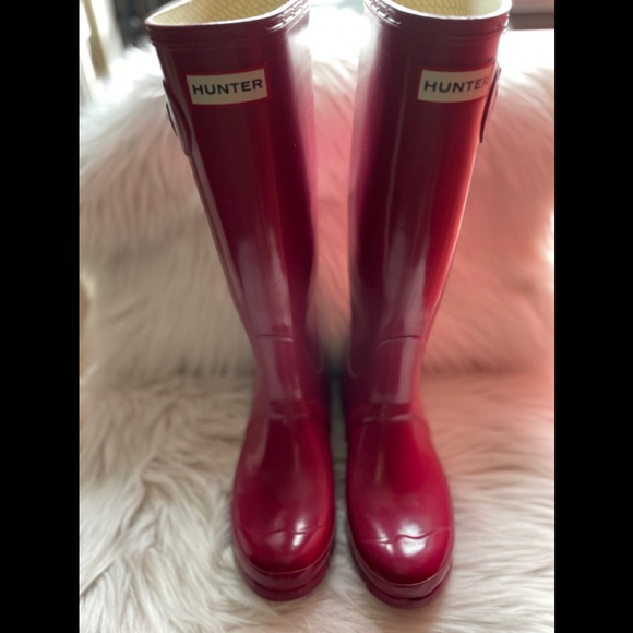 Hunter Tall Glossy Size 7 - Picture 9 of 13